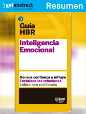 cover image of Guía HBR: Inteligencia emocional (resumen)